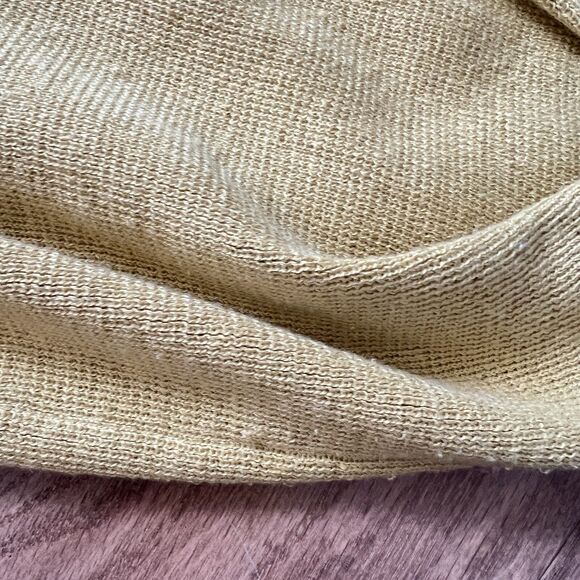 Free People Beach Freya Knit Sweater Pants Size S Yellow Balloon Jogger - Picture 11 of 11